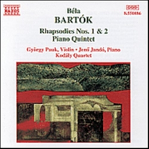 Bartok Bela - Rhapsodies 1 & 2 i gruppen Externt_Lager / Naxoslager hos Bengans Skivbutik AB (2011037)