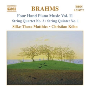 Brahms Johannes - Four Hand Piano Music 11 i gruppen Externt_Lager / Naxoslager hos Bengans Skivbutik AB (2011758)