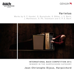 Bach / Handel / Telemann - Varietas - Harpsichord Music i gruppen Externt_Lager / Naxoslager hos Bengans Skivbutik AB (2017462)