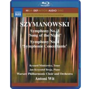 Szymanowski - Symphonies Nos 3 & 4 i gruppen MUSIK / Musik Blu-Ray / Klassiskt hos Bengans Skivbutik AB (2035760)