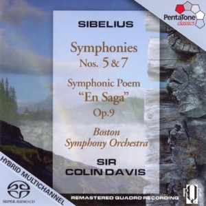 Sibelius - Sinfonien 5+7 i gruppen Externt_Lager / Naxoslager hos Bengans Skivbutik AB (2036494)
