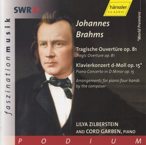 Brahms Johannes - Klavierkonzert D-Moll Op. 15/Tragis i gruppen Externt_Lager / Naxoslager hos Bengans Skivbutik AB (2250698)