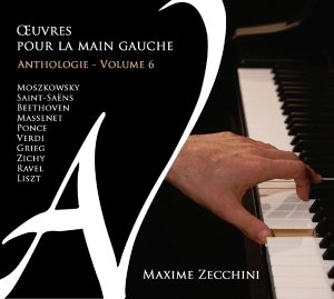 Maxime Zecchini - Left-Hand Piano Works 6 i gruppen CD / Klassiskt,Övrigt hos Bengans Skivbutik AB (2370328)