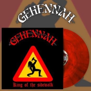 Gehennah - King Of The Sidewalk (Red Black Mar i gruppen VINYL / Hårdrock hos Bengans Skivbutik AB (2400054)