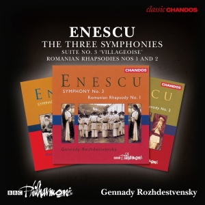 Bbc Philharmonic Orchestra Gennady - Enescu: The Three Symphonies (3 Cd) i gruppen ÖVRIGT / Peters Testgrupp / toppsaljareokt23-sept24 hos Bengans Skivbutik AB (2495080)