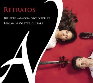 Juliette & Benjamin Valette Salmona - Retratos i gruppen CD / Klassiskt,Övrigt hos Bengans Skivbutik AB (2517468)