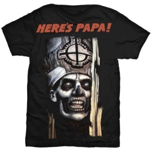 Ghost - Heres Papa Uni Bl  i gruppen MERCHANDISE / T-shirt / Hårdrock hos Bengans Skivbutik AB (2626242r)