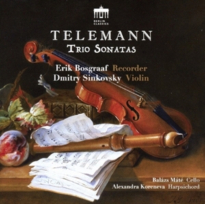 Telemann G P - Trio Sonatas i gruppen Externt_Lager / Naxoslager hos Bengans Skivbutik AB (2865269)