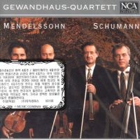 Gewandhaus-Quartett - Mendelssohn,Schumann: Streich- i gruppen CD / Pop-Rock hos Bengans Skivbutik AB (3043415)