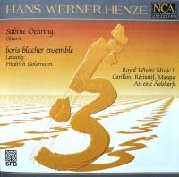 Oehring/Boris Blacher Ensemble/Gold - Henze: Royal Winter Music 2 i gruppen CD / Pop-Rock hos Bengans Skivbutik AB (3044178)