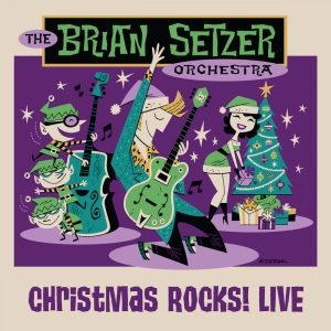 Brian Setzer Orchestra - Christmas Rocks Live i gruppen MUSIK / Musik Blu-Ray / Julmusik,Pop-Rock,World Music hos Bengans Skivbutik AB (3469534)