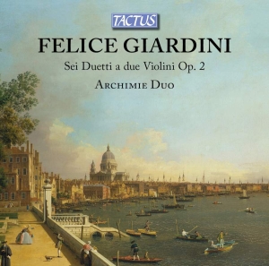 Giardini Felice - Sei Duetti A Due Violini Op. 2 i gruppen Externt_Lager / Naxoslager hos Bengans Skivbutik AB (3597480)