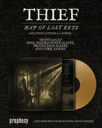 Thief - Map Of Lost Keys (Gold Vinyl) i gruppen VINYL / Hårdrock hos Bengans Skivbutik AB (3637838)