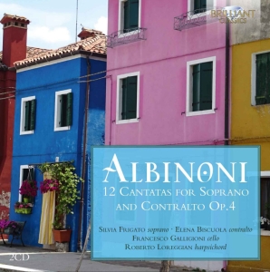 Albinoni Tomaso - 12 Cantatas For Soprano And Contral i gruppen Externt_Lager / Naxoslager hos Bengans Skivbutik AB (3651180)