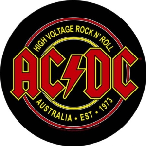 AC/DC - High Voltage Rock N Roll - Back Patch i gruppen MERCH / Minsishops-merch / Ac/Dc hos Bengans Skivbutik AB (3655651)