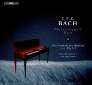 Bach Carl Philipp Emanuel - Solo Keyboard Music, Vol. 39 i gruppen Externt_Lager / Naxoslager hos Bengans Skivbutik AB (3728704)