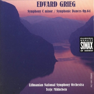Litauen Nat Symp Orch/Mikkelse - Grieg:Symp Cminor/Symph Dances i gruppen Externt_Lager / Naxoslager hos Bengans Skivbutik AB (3744590)