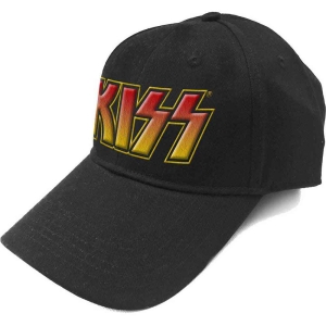 Kiss - Classic Logo Bl Baseball C i gruppen MERCHANDISE / Keps / Hårdrock hos Bengans Skivbutik AB (3755189)
