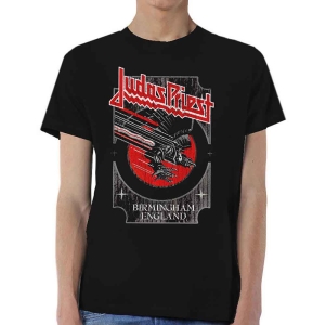 Judas Priest - Silver And Red Vengeance Uni Bl T-Shirt i gruppen MERCHANDISE / T-shirt / Hårdrock hos Bengans Skivbutik AB (3762834r)