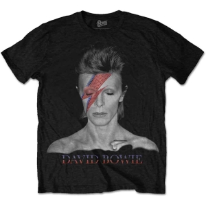 David Bowie - Aladdin Sane Uni Bl i gruppen MERCHANDISE / T-shirt / Pop-Rock hos Bengans Skivbutik AB (3795865r)