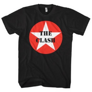 The Clash - Star Badge Uni Bl T-Shirt i gruppen MERCHANDISE / T-shirt / Punk hos Bengans Skivbutik AB (3804624r)