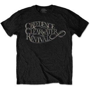 Creedence Clearwater Revival - Vintage Logo Uni Bl i gruppen MERCHANDISE / T-shirt / Pop-Rock hos Bengans Skivbutik AB (3822836)