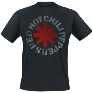 Red Hot Chili Peppers - Stencil Uni Bl T-Shirt i gruppen MERCHANDISE / T-shirt / Pop-Rock hos Bengans Skivbutik AB (3863530r)