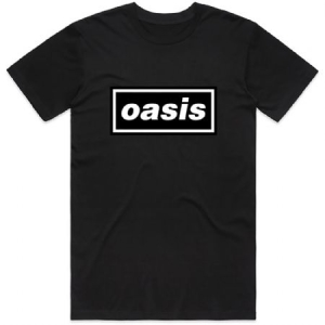 Oasis/ Oasis Unisex Tee: Decca Logo (L)  i gruppen ÖVRIGT / MK Test 6 hos Bengans Skivbutik AB (3863532)