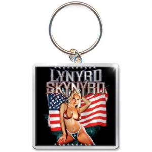 Lynyrd Skynyrd - Keychain: American Flag (Photo-print) i gruppen ÖVRIGT / MK Test 7 hos Bengans Skivbutik AB (3882431)