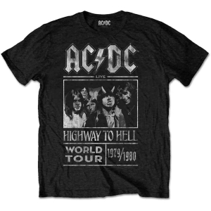Ac/Dc - Highway To Hell World Tour 1979/80 Uni B i gruppen MERCHANDISE / T-shirt / Hårdrock hos Bengans Skivbutik AB (3907209r)