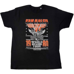 Van Halen - Invasion Tour 80 Uni Bl T-Shirt i gruppen MERCHANDISE / T-shirt / Hårdrock hos Bengans Skivbutik AB (3907283r)