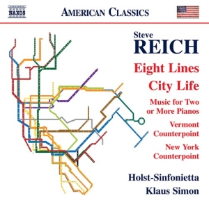 Reich Steve - Eight Lines City Life Music For T i gruppen Externt_Lager / Naxoslager hos Bengans Skivbutik AB (3937166)