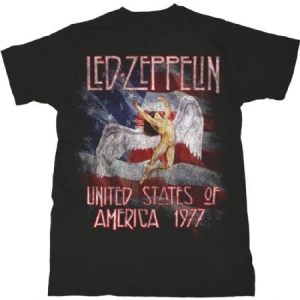Led Zeppelin -  Unisex Tee: Stars N' Stripes USA '77 (S) i gruppen ÖVRIGT / MK Test 6 hos Bengans Skivbutik AB (3943050)