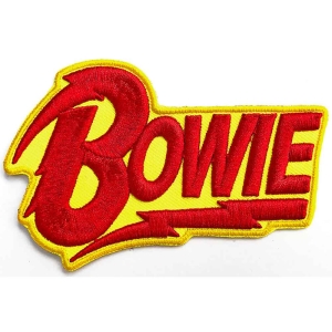 David Bowie - Diamond Dogs 3D Logo Woven Patch i gruppen MERCHANDISE / Tygmärke / Pop-Rock hos Bengans Skivbutik AB (3943687)