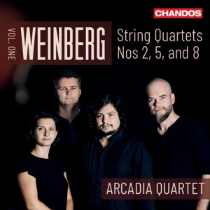 Weinberg Mieczyslaw - String Quartets, Vol.1 - Nos. 2, 5, i gruppen VI TIPSAR / Julklappstips CD hos Bengans Skivbutik AB (3949106)