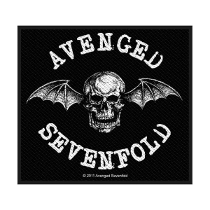 Avenged Sevenfold - Death Bat Standard Patch i gruppen MERCHANDISE / Tygmärke / Hårdrock hos Bengans Skivbutik AB (3959889)