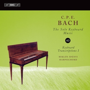 Bach Carl Philipp Emanuel - Solo Keyboard Music, Vol. 40 i gruppen VI TIPSAR / Julklappstips CD hos Bengans Skivbutik AB (3992584)