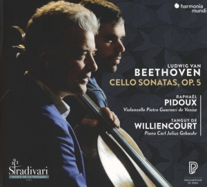 Raphael Pidoux - Beethoven Cello Sonatas Op. 5 i gruppen CD / Klassiskt,Övrigt hos Bengans Skivbutik AB (3995057)