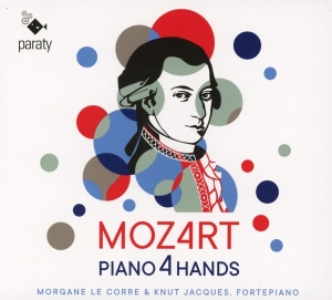 Knut Jacques - Mozart Piano 4 Hands i gruppen CD / Klassiskt,Övrigt hos Bengans Skivbutik AB (3995058)