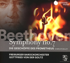 Freiburger Barockorchester / Gottfried Von Der Goltz - Beethoven Symphony No.7 / Die Geschopfe Des Prometheus i gruppen CD / Klassiskt,Övrigt hos Bengans Skivbutik AB (3995337)