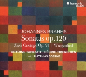 Tamestit Antoine/Cédric Tiberghien/Matthias Goerne - Brahms: Viola Sonatas Op. 120 i gruppen CD / Klassiskt,Övrigt hos Bengans Skivbutik AB (3995338)