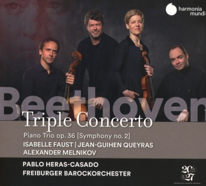 Faust/Queyras/Melnikov/Freiburger Barock - Beethoven Triple Concerto i gruppen CD / Klassiskt,Övrigt hos Bengans Skivbutik AB (3995339)