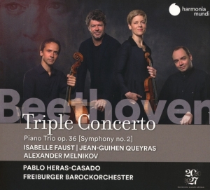 Faust/Queyras/Melnikov/Freiburger Barockorchester/Heras-Casado - Beethoven Triple Concerto i gruppen CD / Klassiskt,Övrigt hos Bengans Skivbutik AB (3995339)