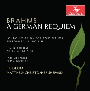 Te Deum - Brahms: A German Requiem Op.45 (London Version) i gruppen CD / Klassiskt,Övrigt hos Bengans Skivbutik AB (3995886)