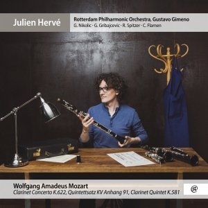 Julien Herve - Mozart: Clarinet Concerto K622/Quintettsatz Kv Anhang 9 i gruppen CD / Klassiskt,Övrigt hos Bengans Skivbutik AB (3995978)