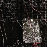 Merzbow/Prurient - Black Crows Cyborg (Coloured Vinyl) i gruppen ÖVRIGT / Bevakningsskivor hos Bengans Skivbutik AB (4000961)