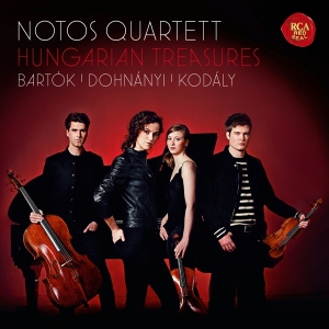 Notos Quartett - Hungarian Treasures - Bartók, Dohnányi, Kodály i gruppen ÖVRIGT / Övrigt / aub hos Bengans Skivbutik AB (4006561)
