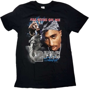 Tupac - All Eyez Homage Uni Bl T-Shirt i gruppen MERCHANDISE / T-shirt / Nyheter / Hip Hop-Rap hos Bengans Skivbutik AB (4018943r)