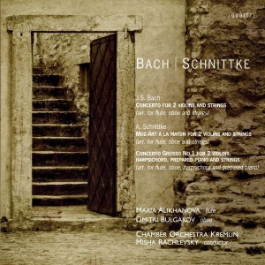 Bach Johann Sebastian Schnittke - Concertos For Two Violins And Strin i gruppen Externt_Lager / Naxoslager hos Bengans Skivbutik AB (4021782)