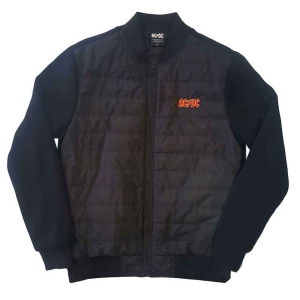 Ac/Dc - Logo Uni Bl Quilted Jacket:  i gruppen MERCH / Minsishops-merch / Ac/Dc hos Bengans Skivbutik AB (4036925r)